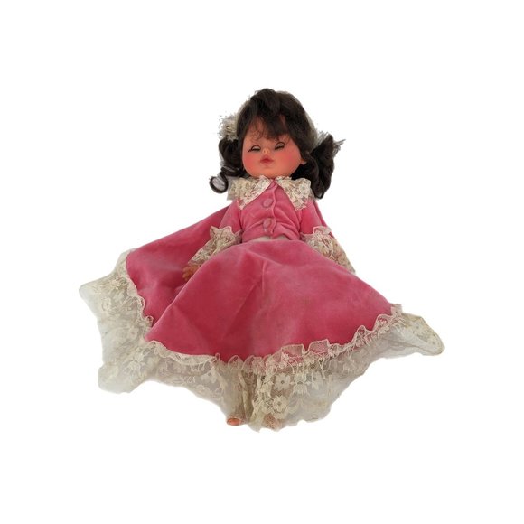Pink & White Classic Baby DollPerfect for Any Occasion